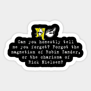 Cheap Trick - Fast Times Damone Quote Sticker